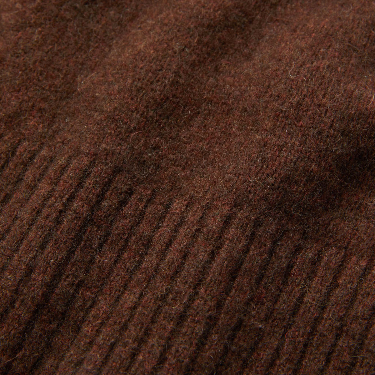 The Lodge Beanie in Heather Dark Burgundy