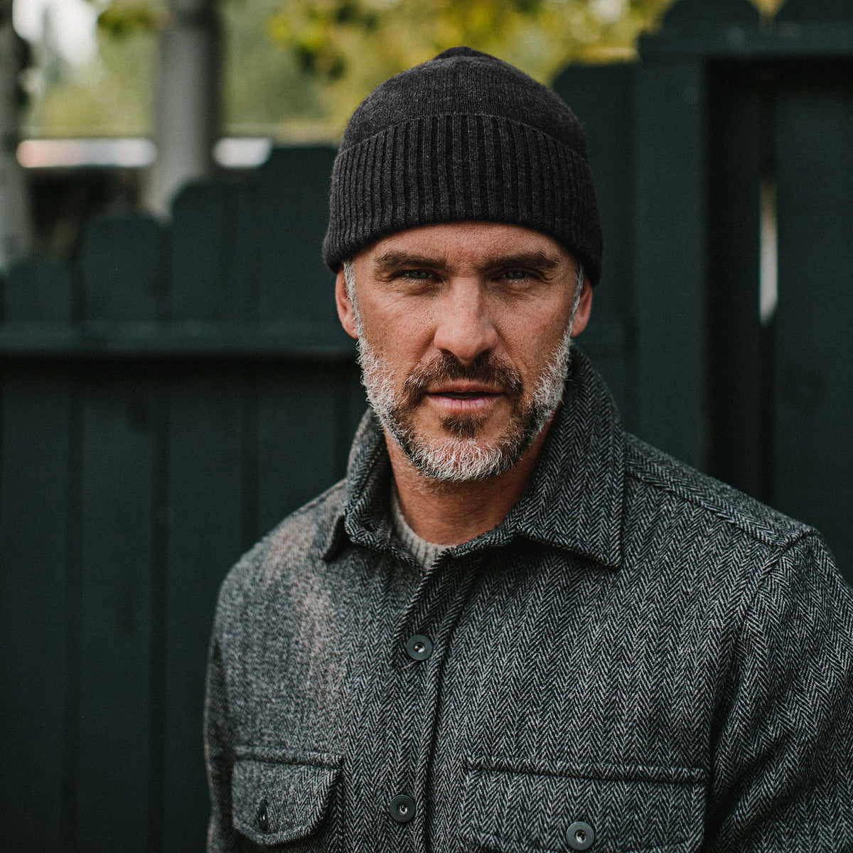 The Lodge Beanie in Heather Charcoal