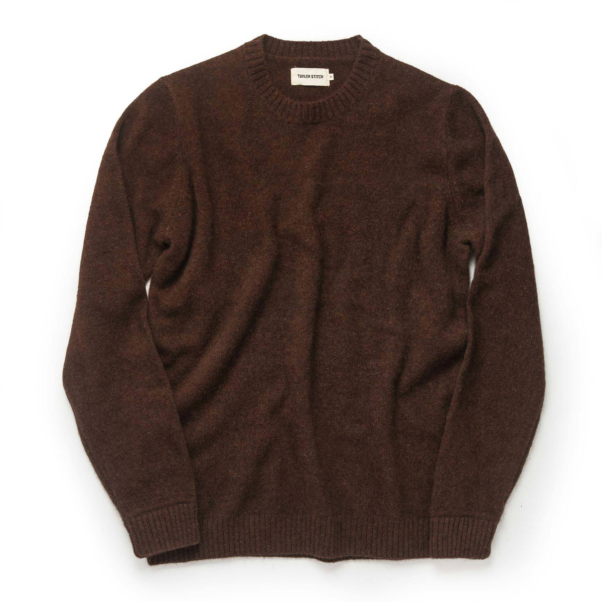 The Lodge Sweater in Heather Dark Burgundy