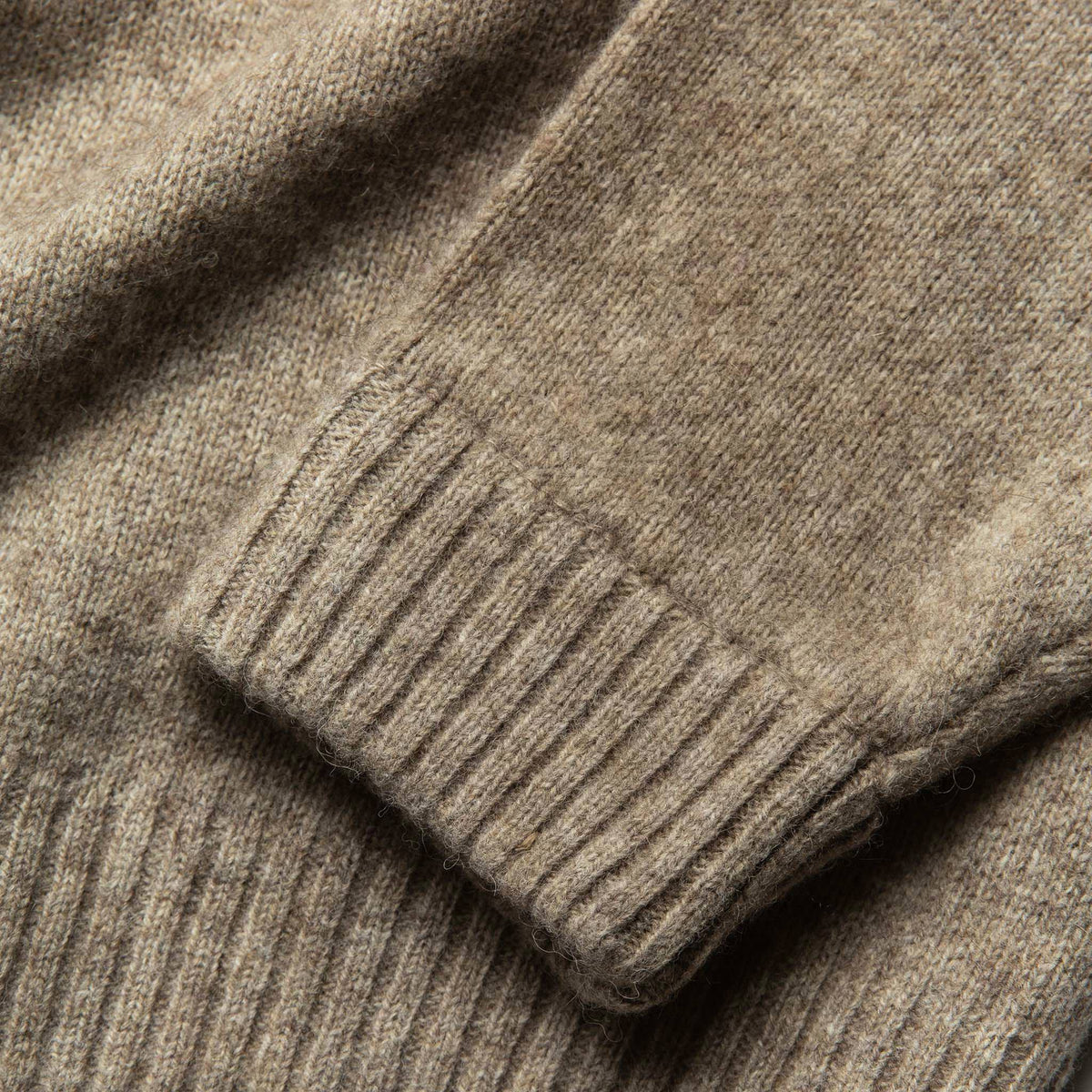 The Lodge Sweater in Heather Oat
