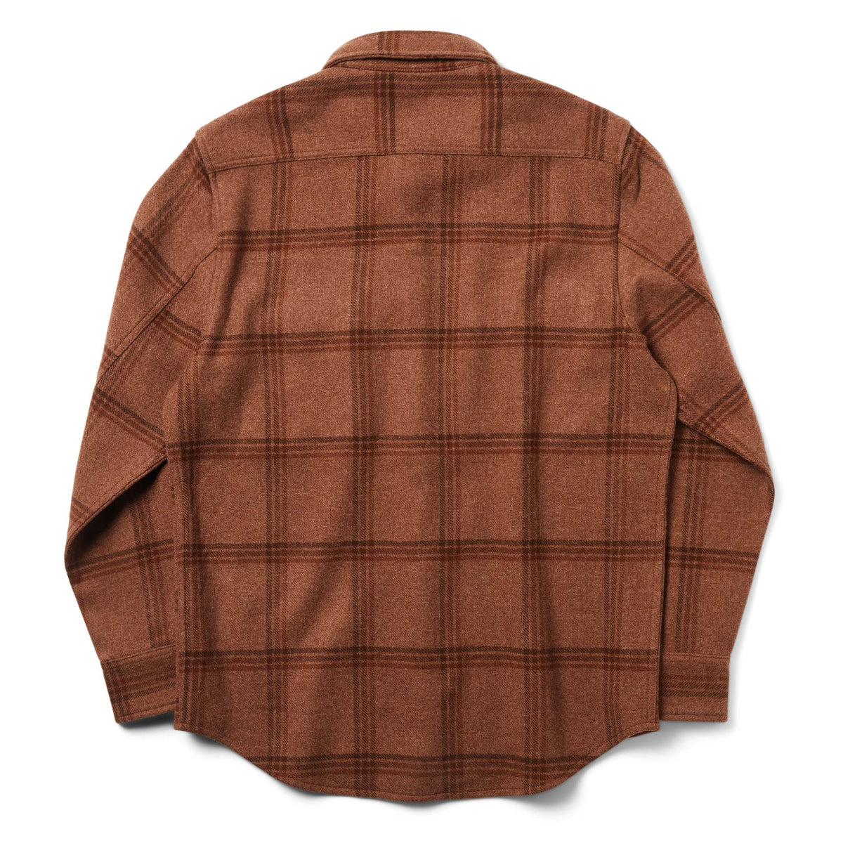 The Maritime Shirt Jacket in Espresso Plaid Wool