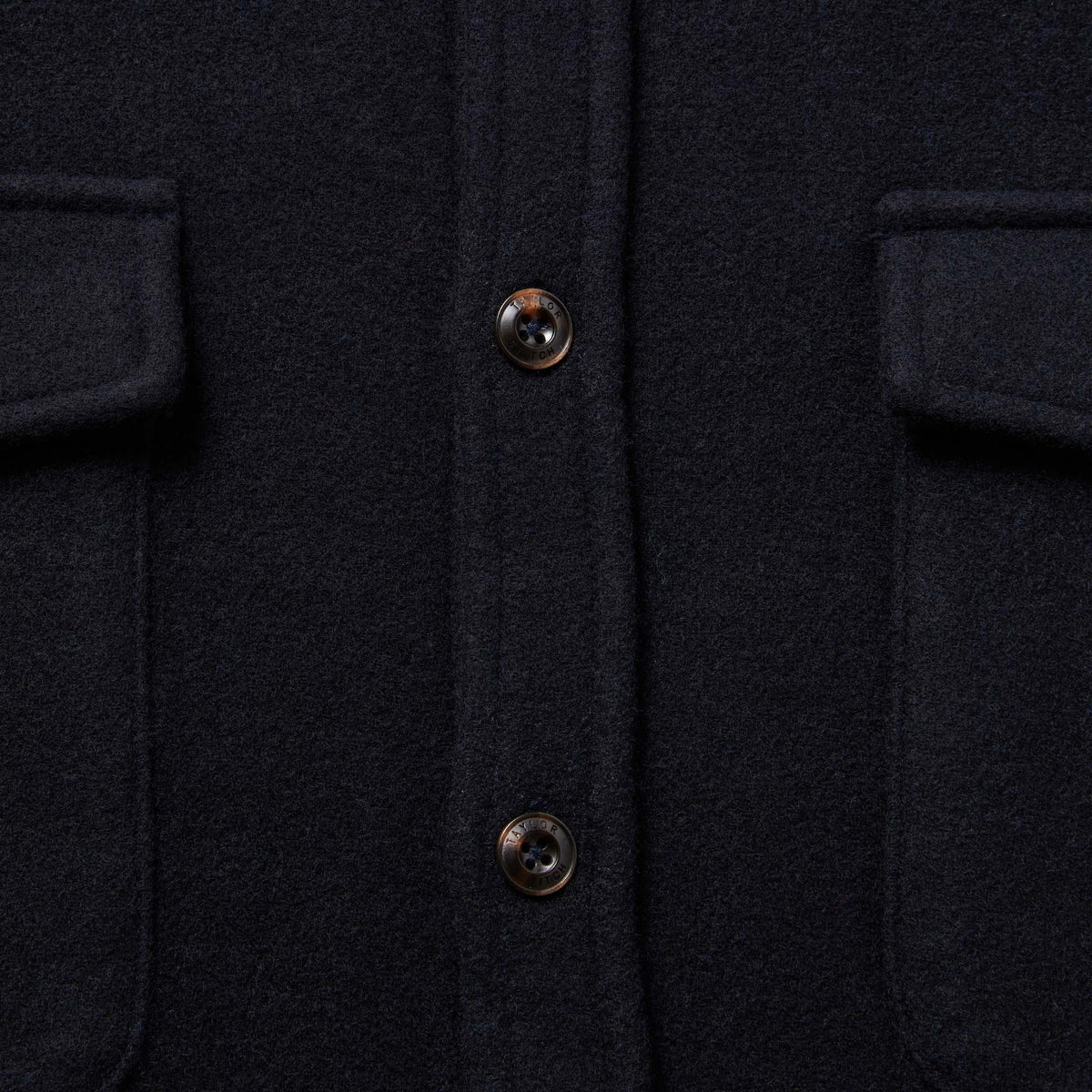 The Maritime Shirt Jacket in Navy Wool