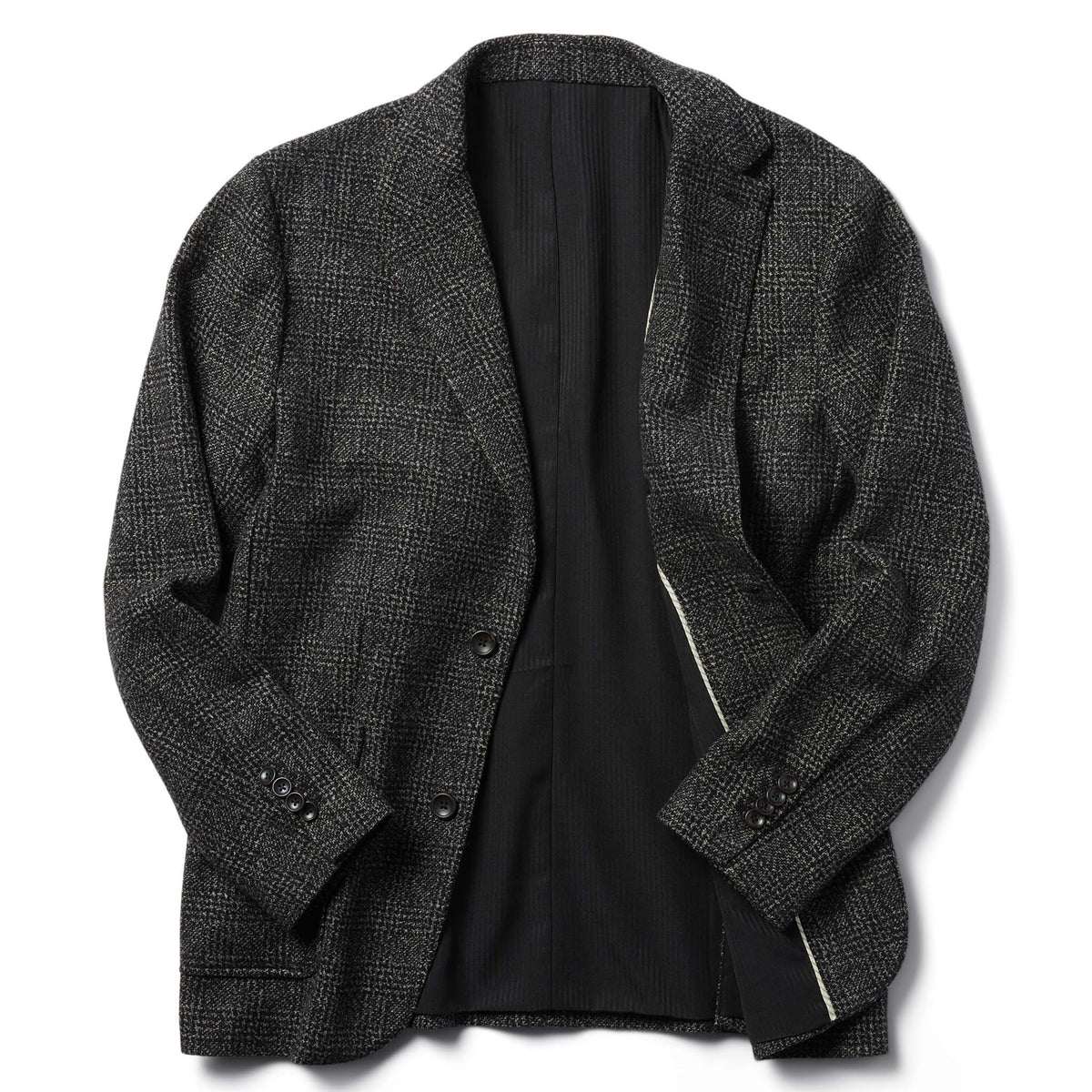 The Sheffield Sportcoat in Coal Slub Check
