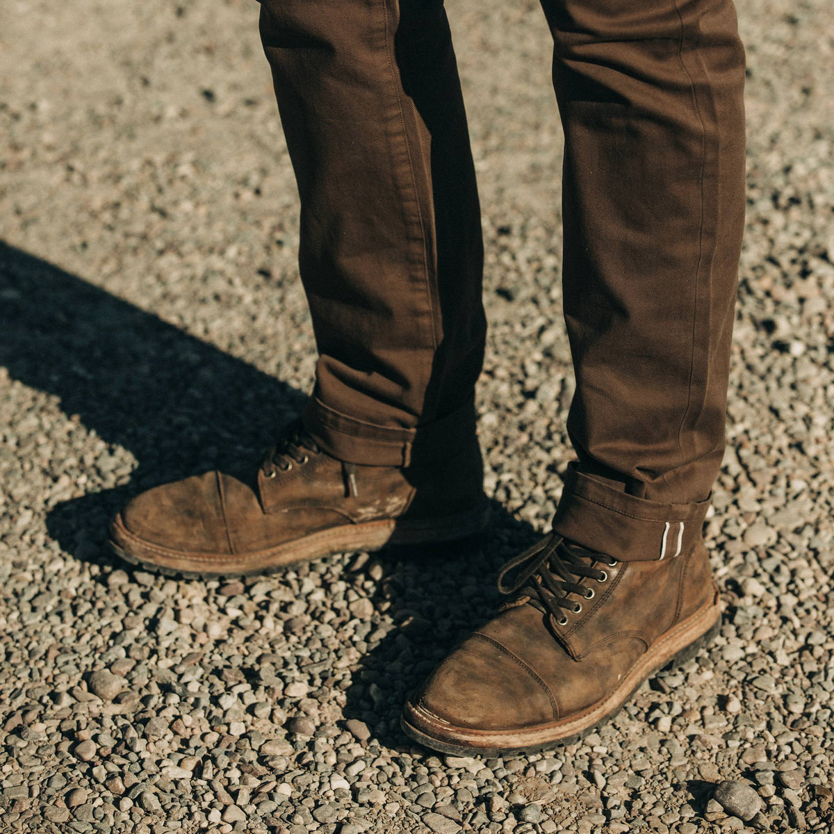 The Slim All Day Pant in Espresso Selvage
