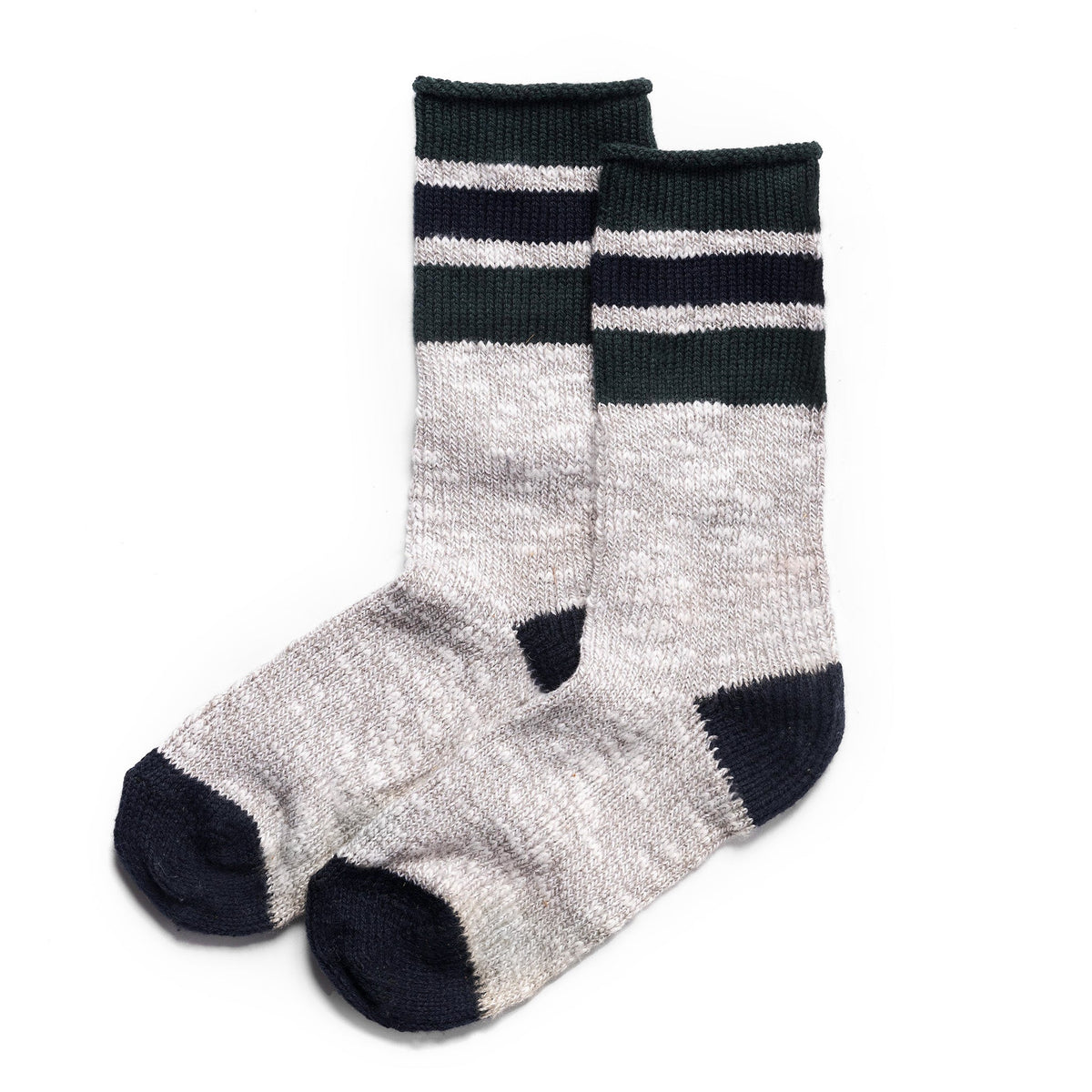 The Camp Sock in Heather Grey