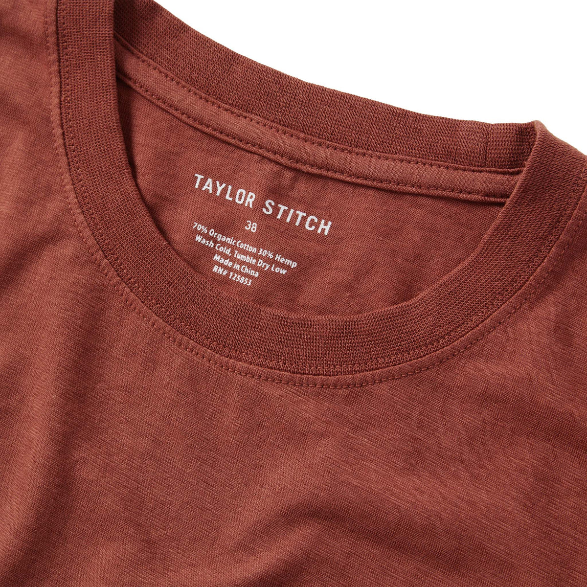 The Cotton Hemp Long Sleeve Tee in Engine