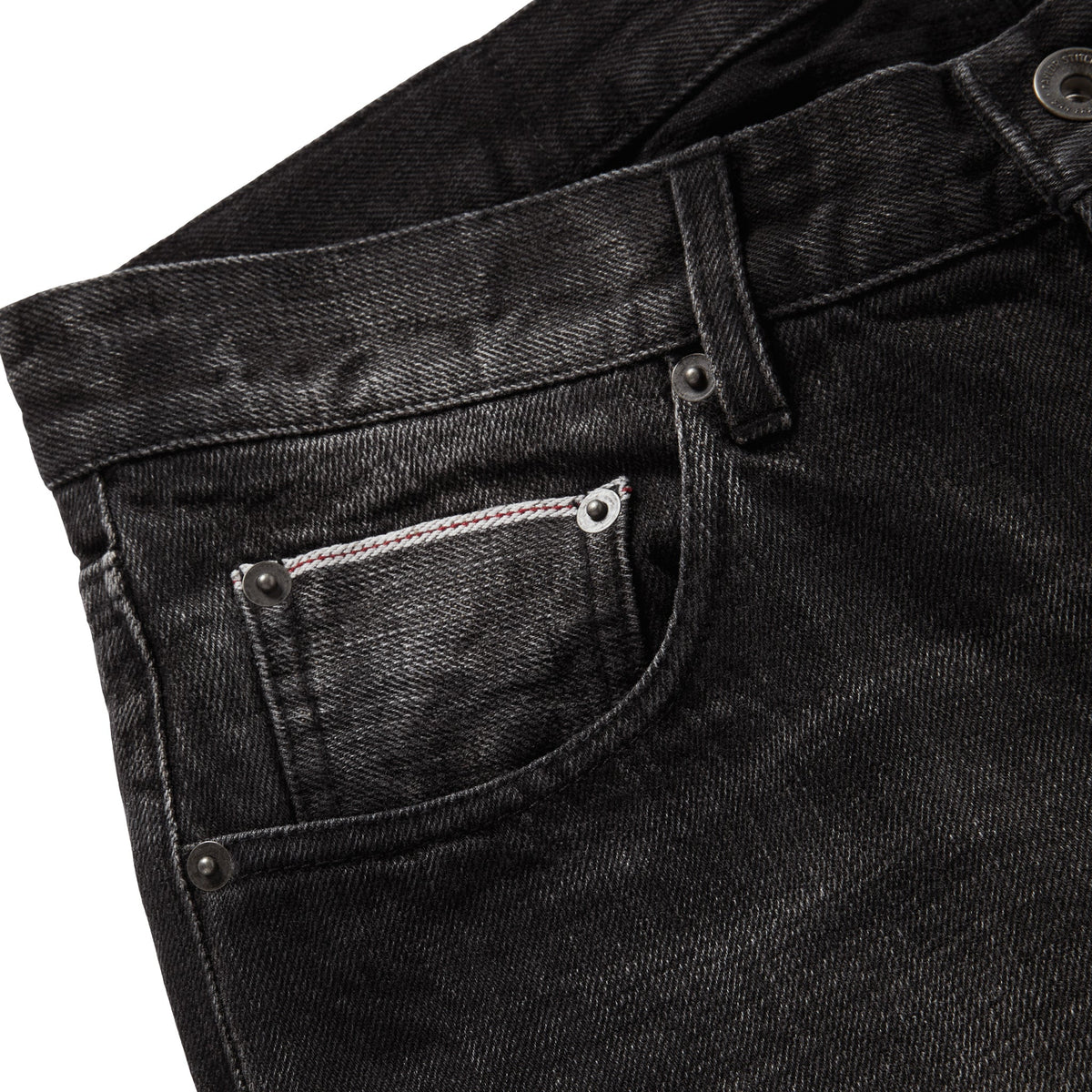 The Democratic Jean in Black 3-Month Wash Selvage