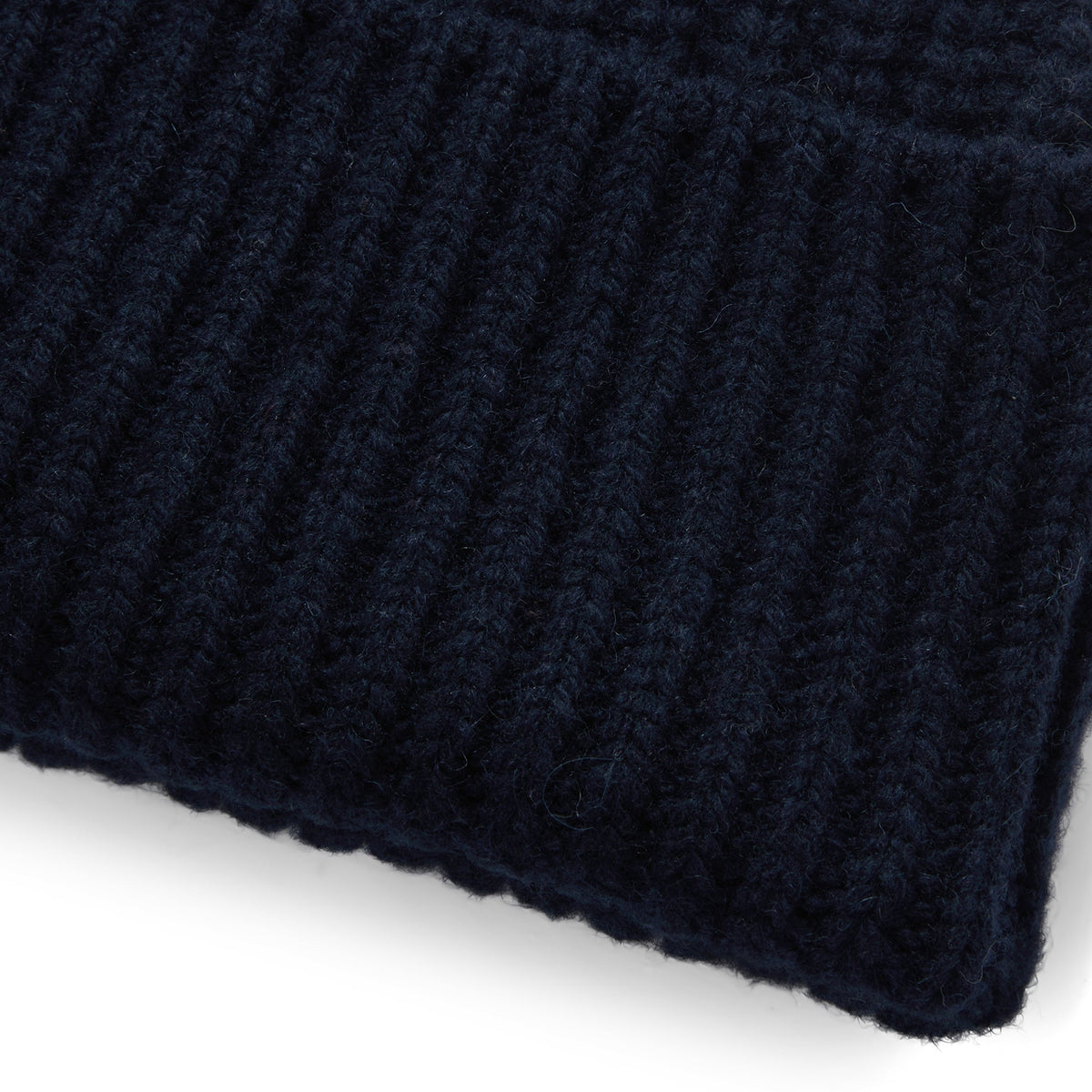 The Fisherman Beanie in Dark Navy