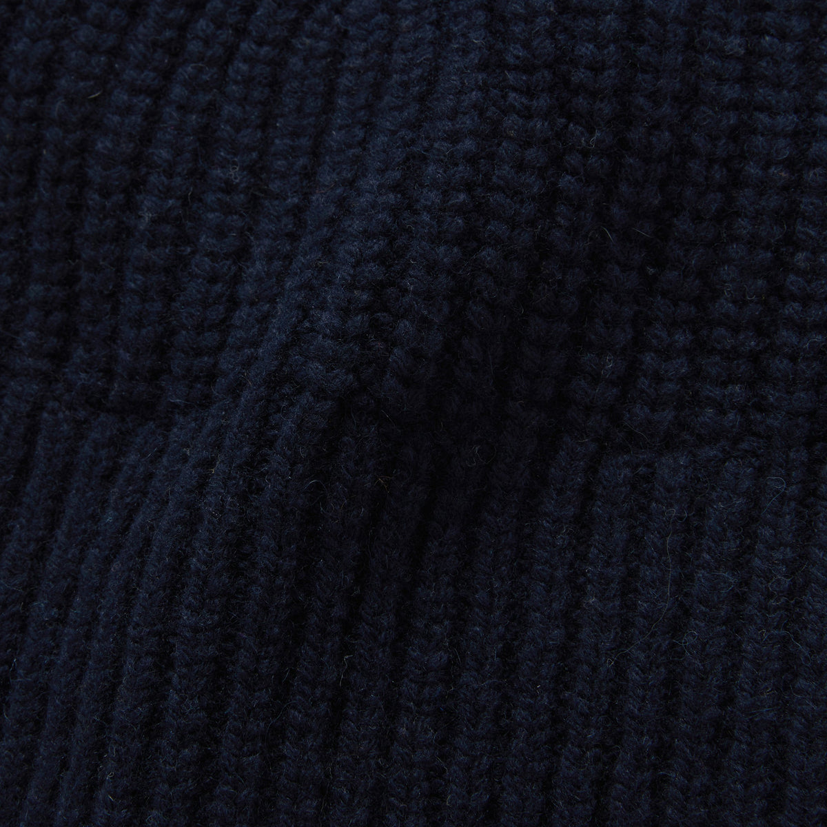 The Fisherman Beanie in Dark Navy
