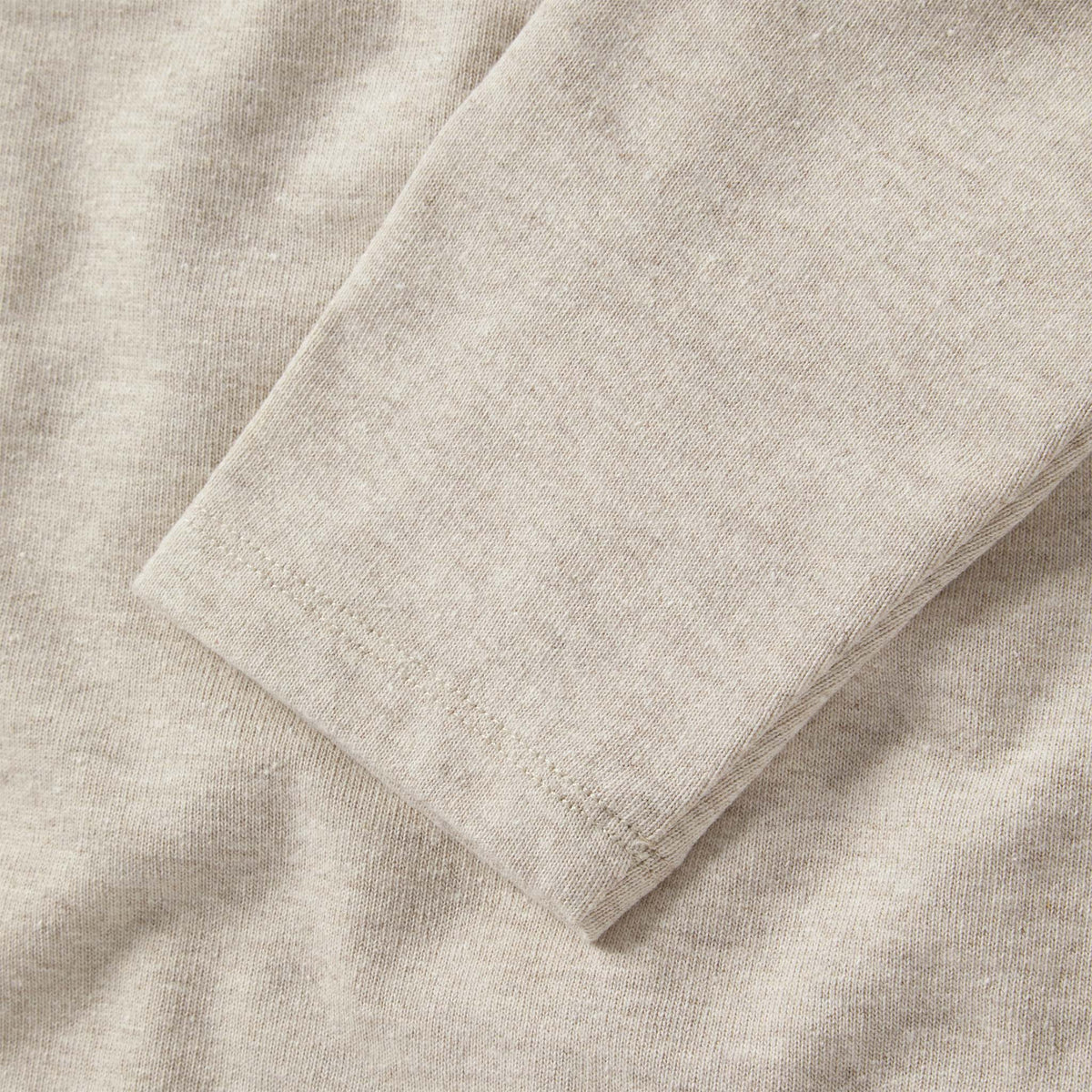 The Heavy Bag Henley in Oatmeal