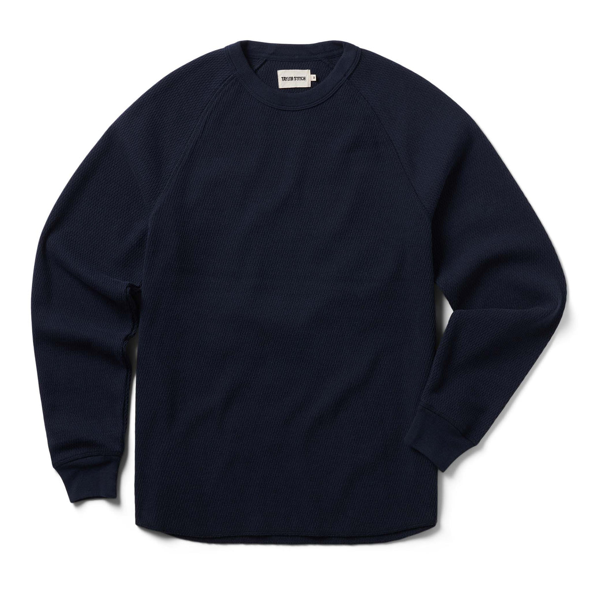 The Heavy Bag Waffle Long Sleeve in Navy