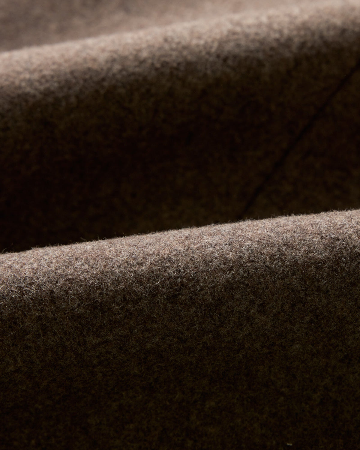 The Mariner Coat in Sable Melton Wool