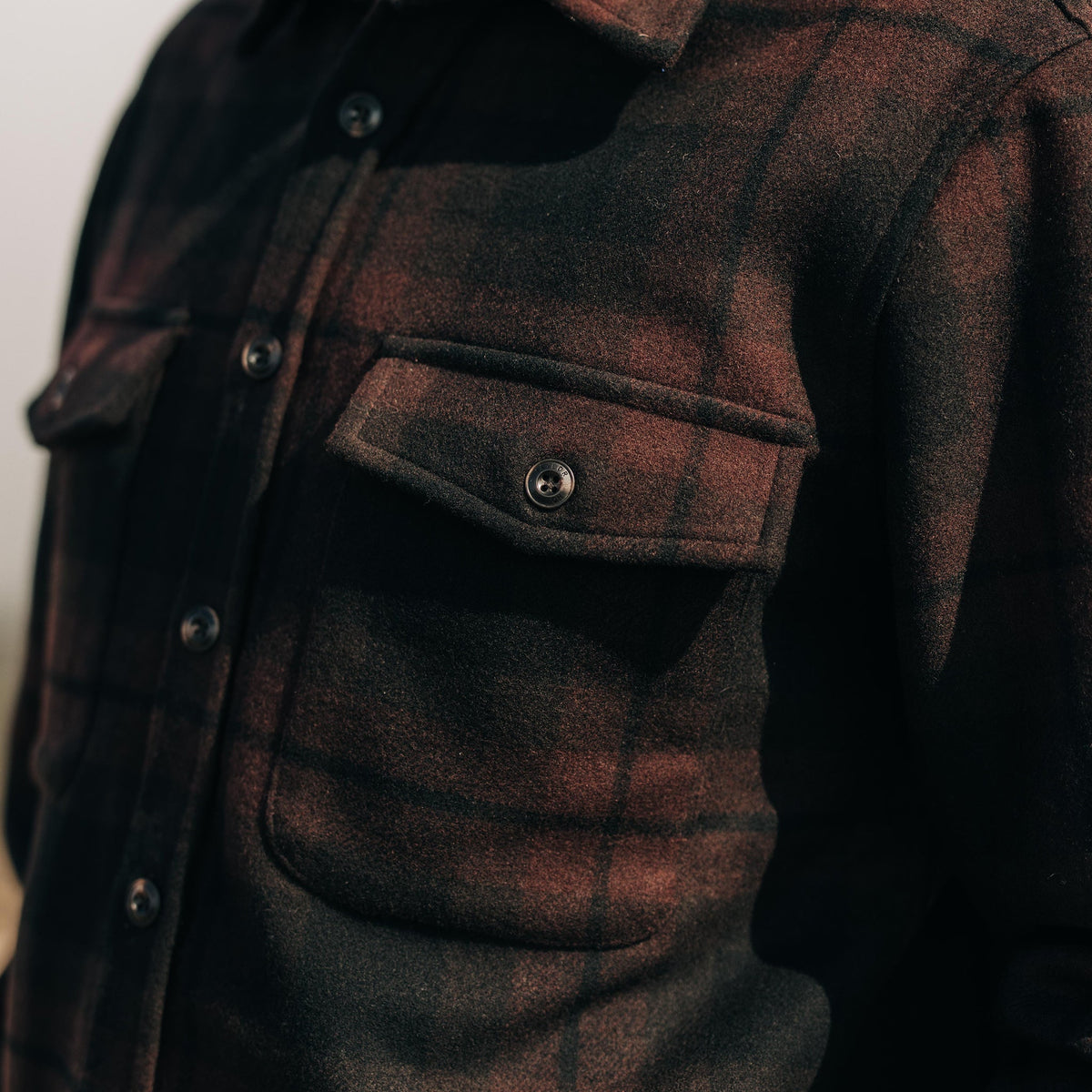The Maritime Shirt Jacket in Carson Plaid