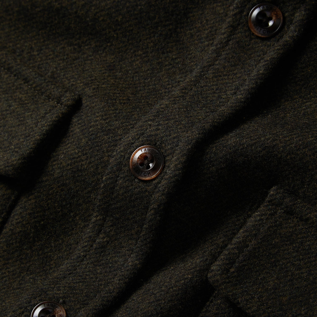 The Maritime Shirt Jacket in Evergreen Twill