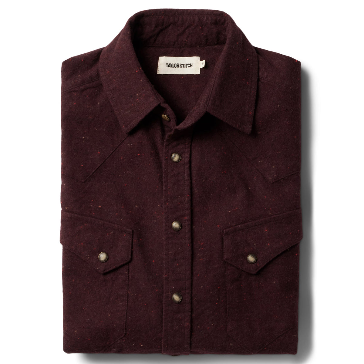 The Western Shirt in Nutmeg Donegal