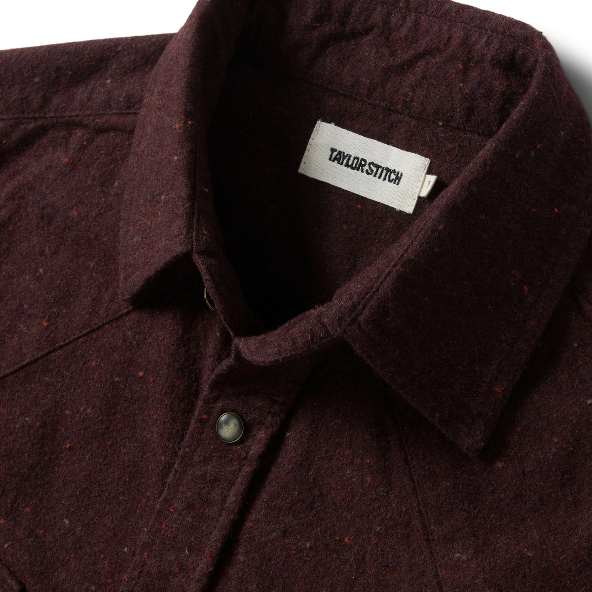 The Western Shirt in Nutmeg Donegal