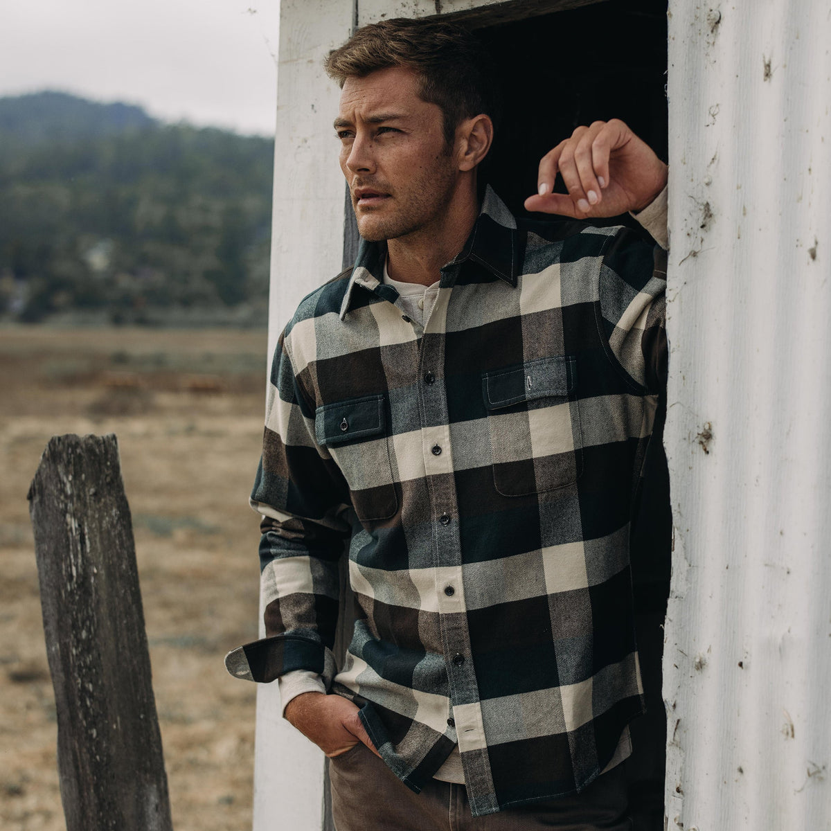 The Yosemite Shirt in Evergreen Check