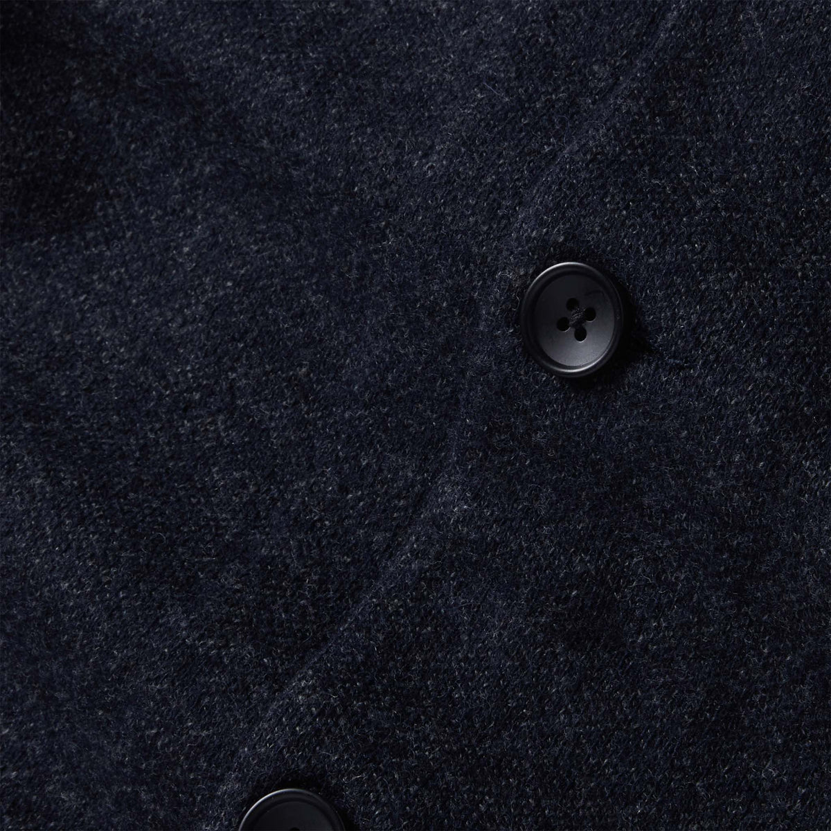 The Weekend Cardigan in Navy Herringbone Wool