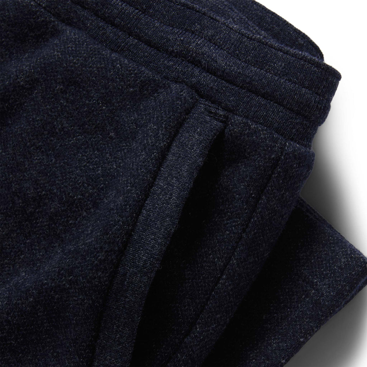 The Weekend Pant in Navy Herringbone Wool