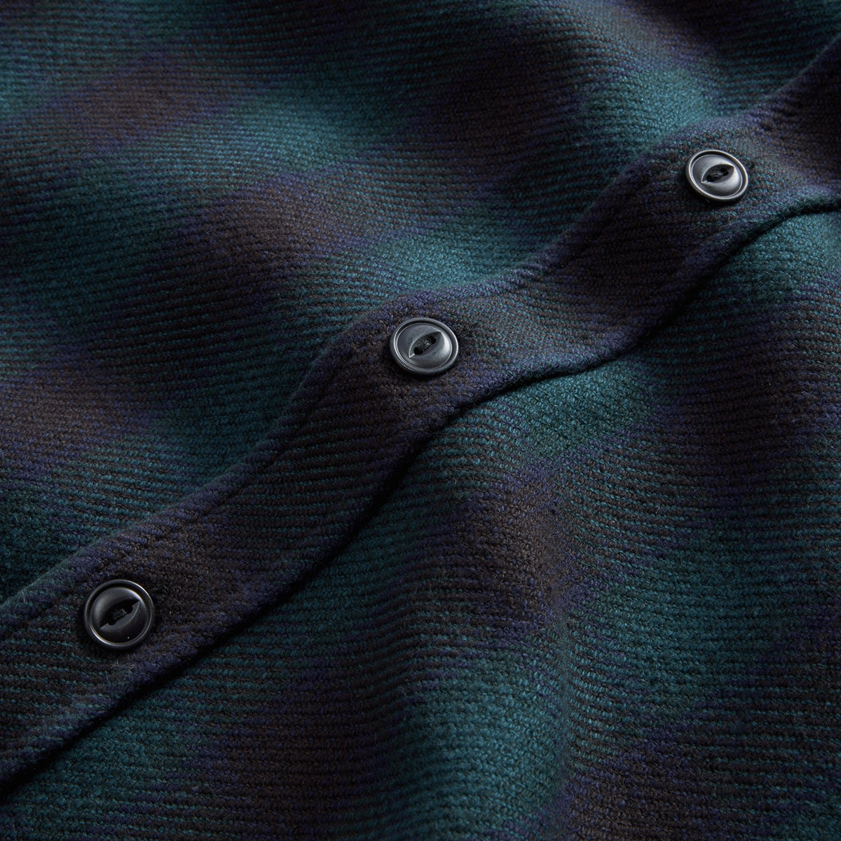 The Moto Utility Shirt in Black Pine Plaid
