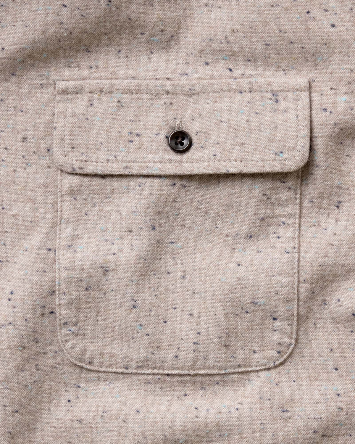 The Yosemite Shirt in Oat Donegal