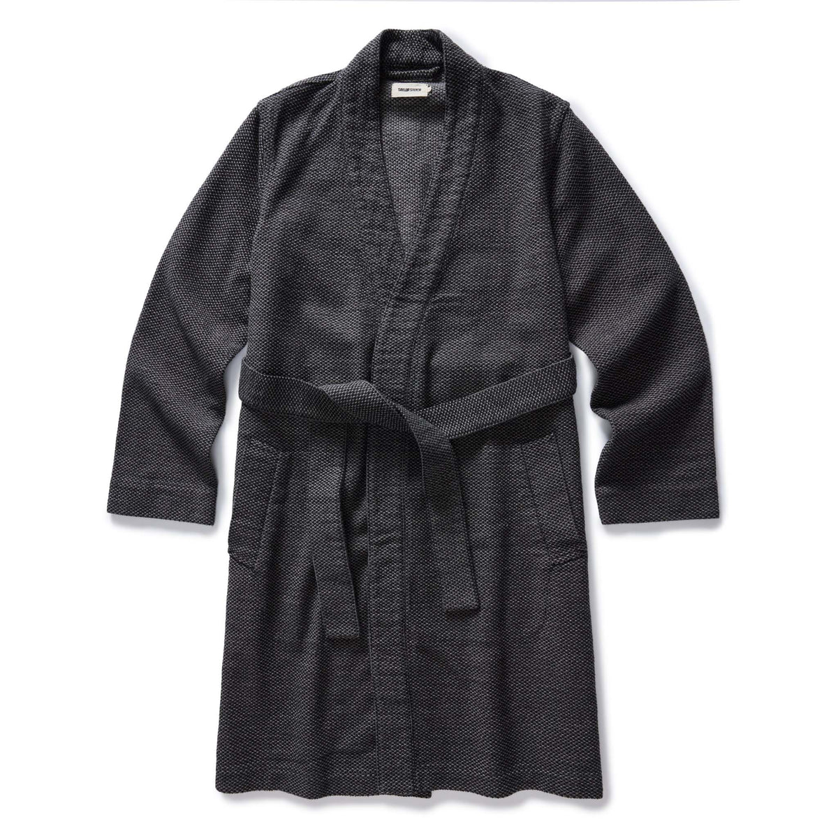 The Apres Robe in Charcoal Sashiko