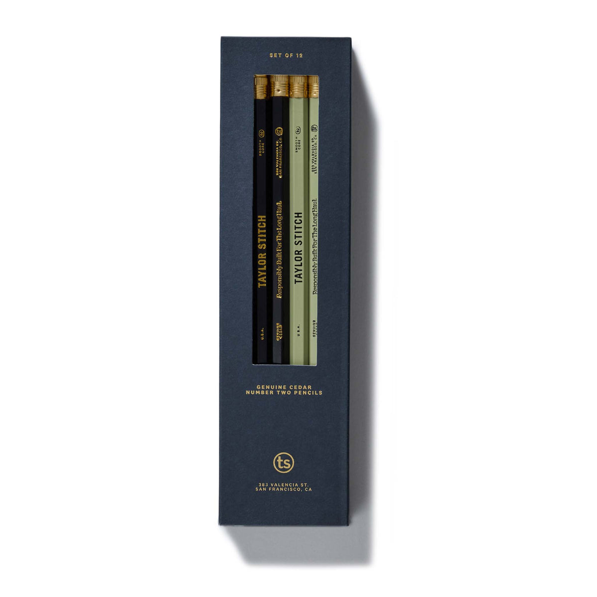 The Cedar Hex Pencil (12-Pack)
