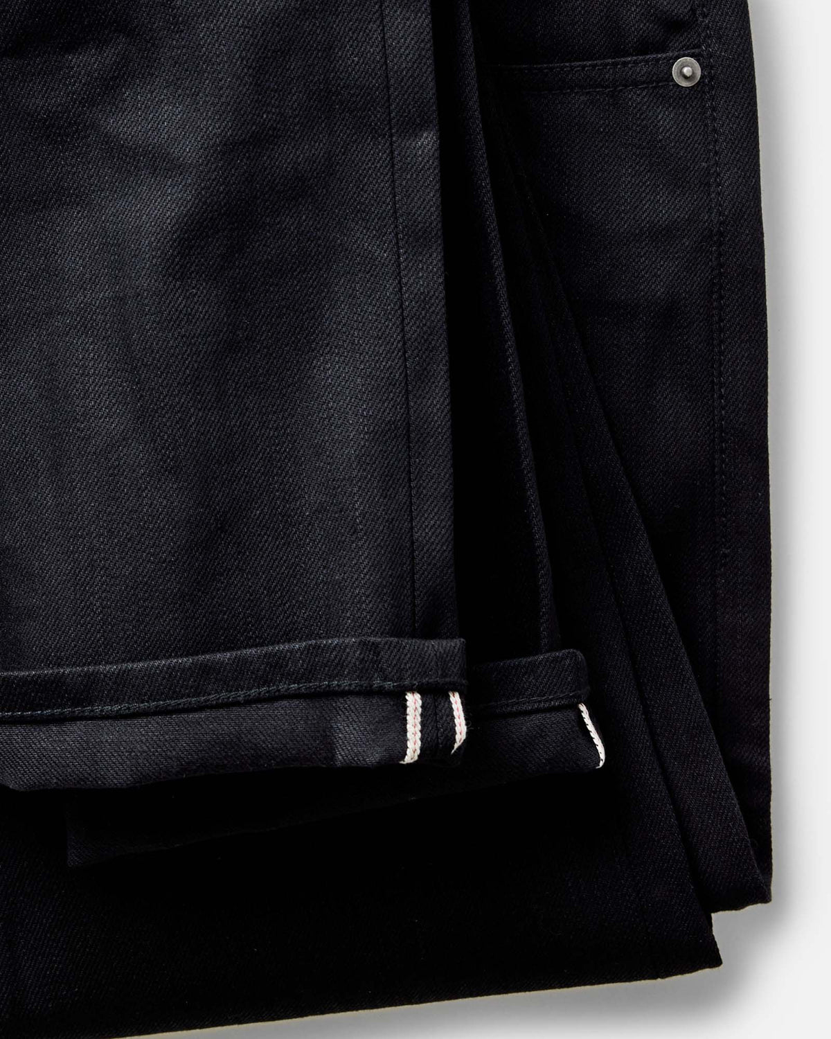 The Slim Jean in Rigid Black Organic Selvedge