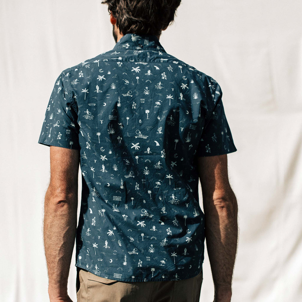 The Short Sleeve Jack in Navy Aloha