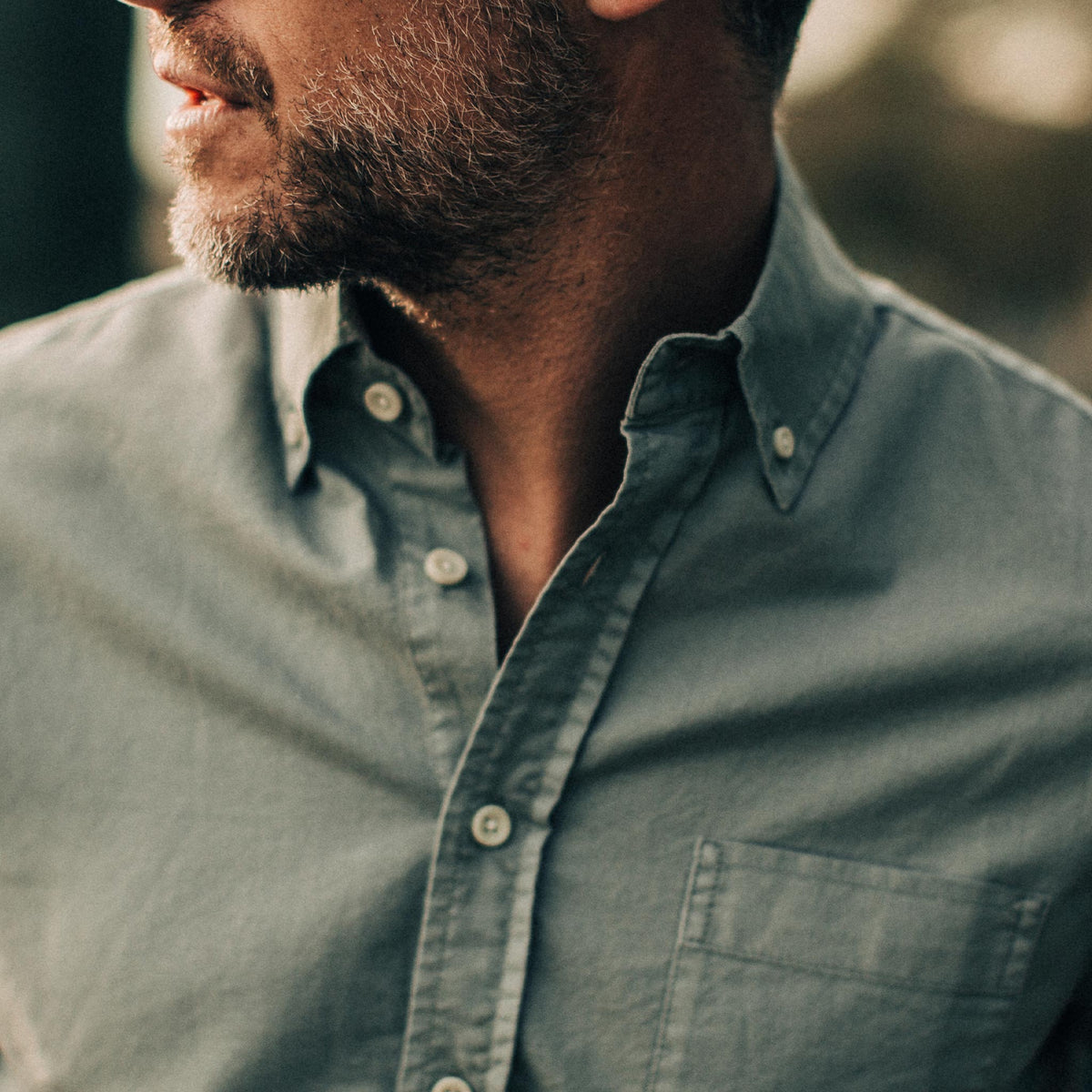 The Short Sleeve Jack in Dusk Oxford