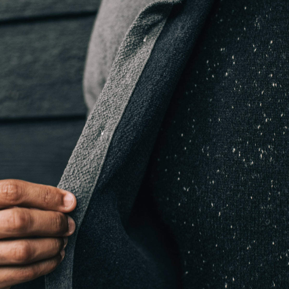 The Jack in Charcoal Double Cloth