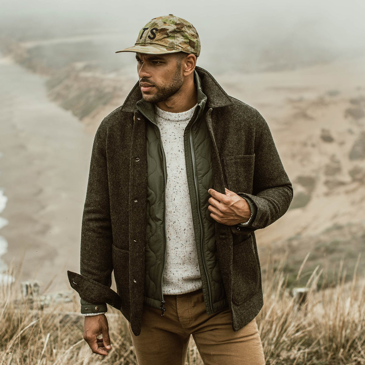 The Ojai Jacket in Shetland Moss
