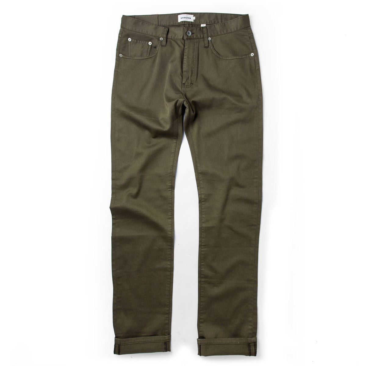 The Democratic All Day Pant in Olive Bedford Cord