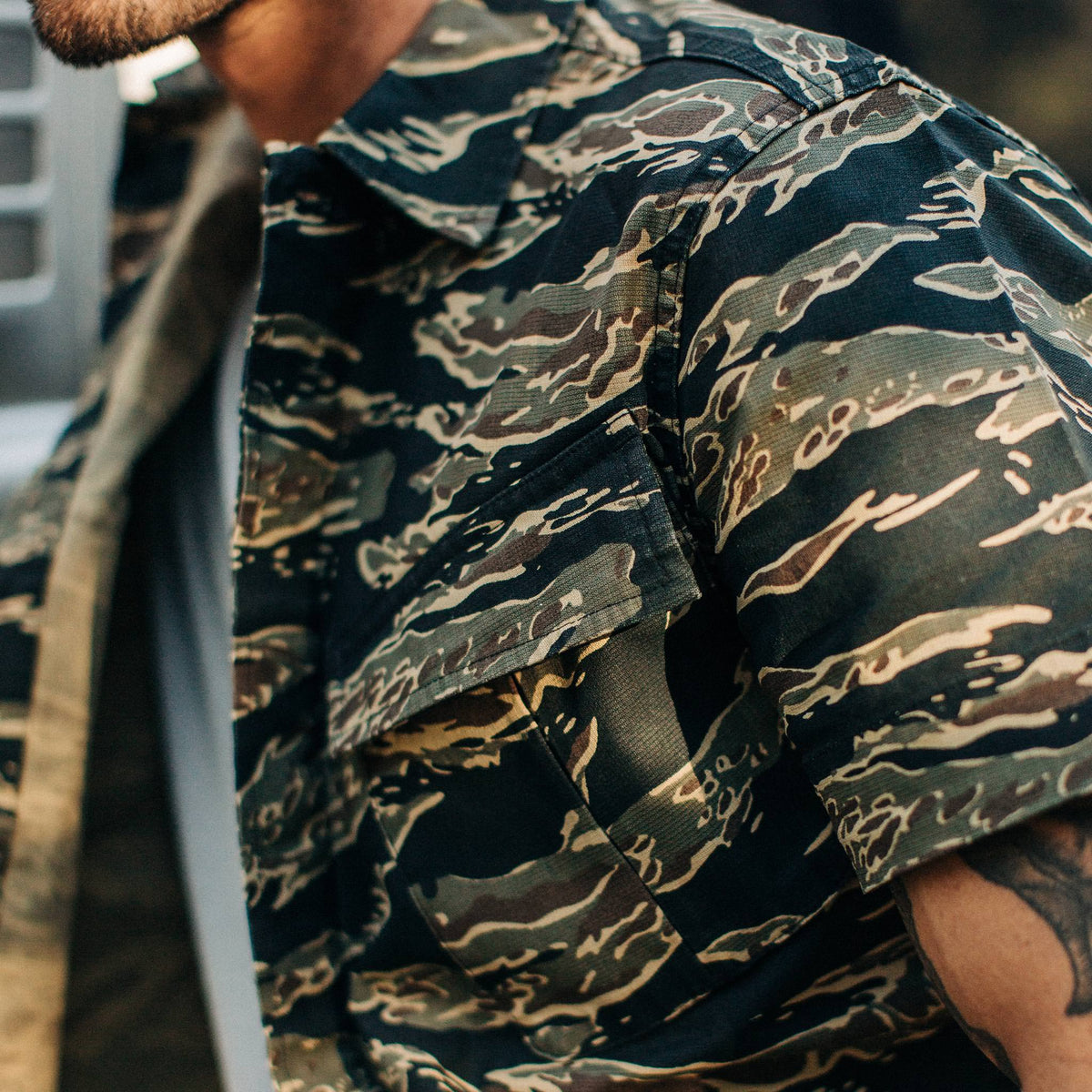 The Jungle Shirt in Tiger Camo