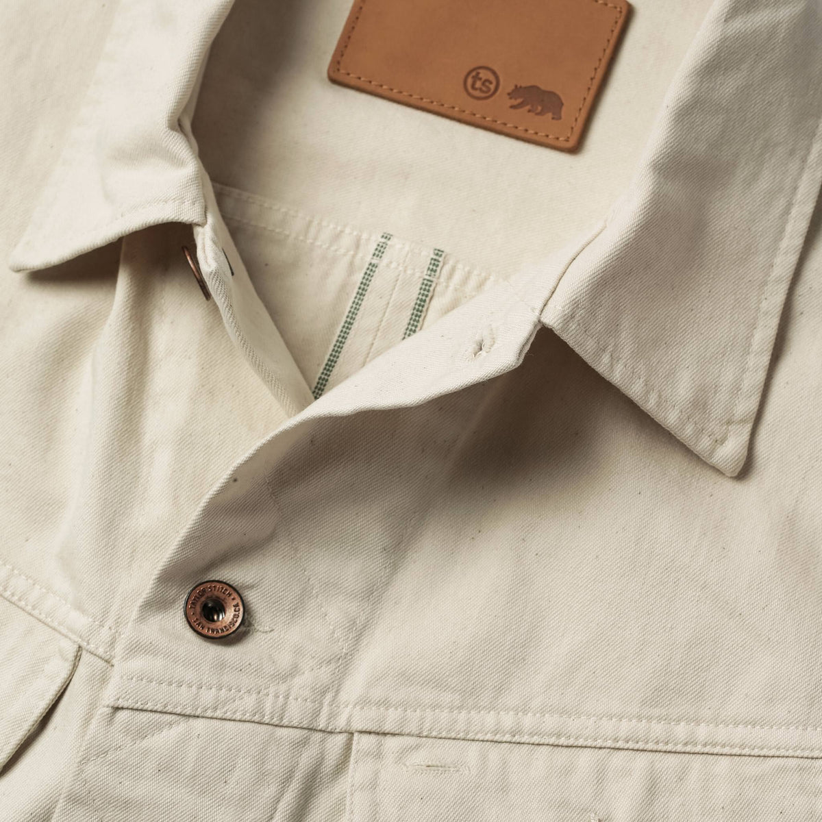 The Long Haul Jacket in Natural Organic Selvage