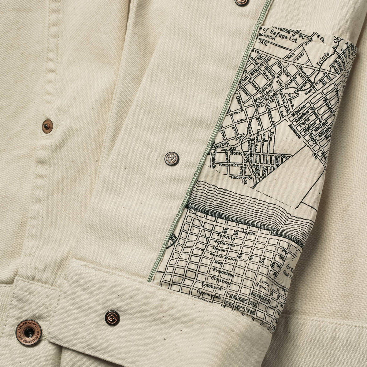 The Long Haul Jacket in Natural Organic Selvage