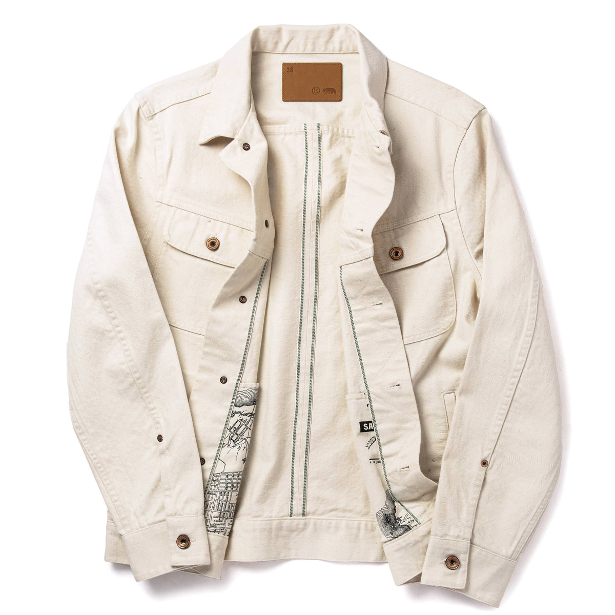 The Long Haul Jacket in Natural Organic Selvage