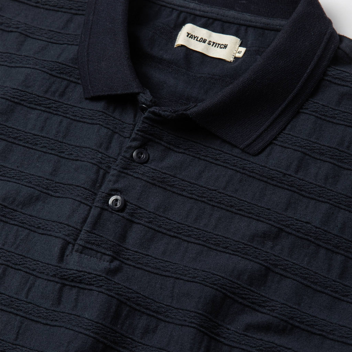 The Polo in Dark Navy Jacquard