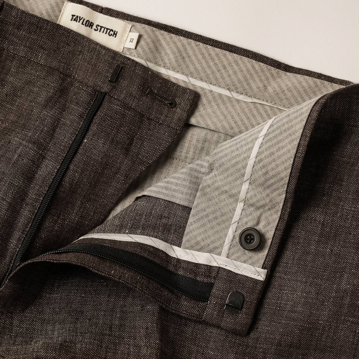 The Sheffield Trouser in Cocoa Linen