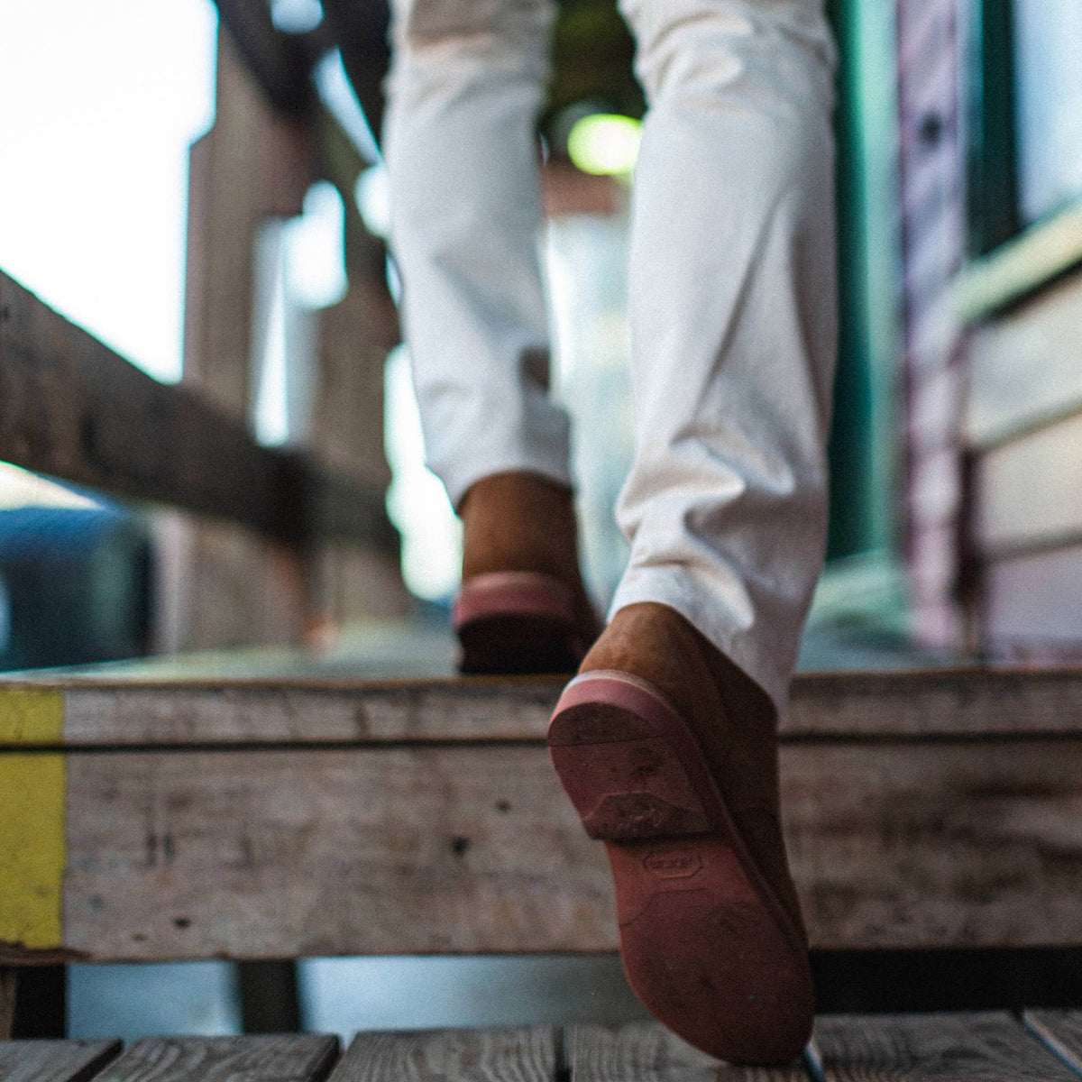 The Trench Boot in Butterscotch Weatherproof Suede