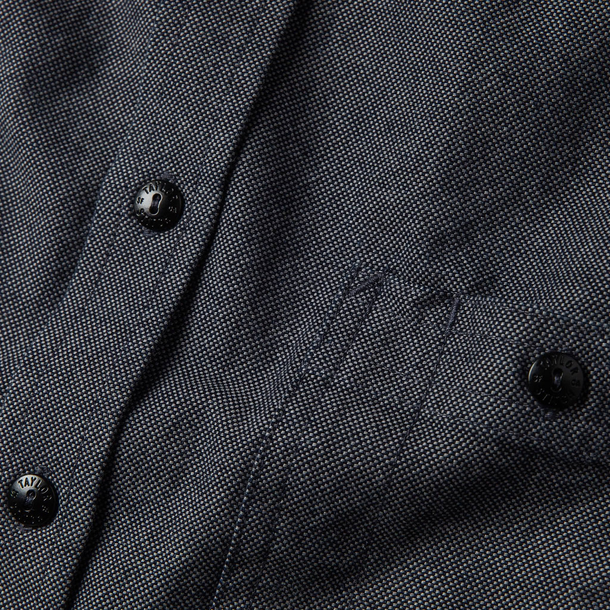 The Utility Shirt in Indigo Crosshatch