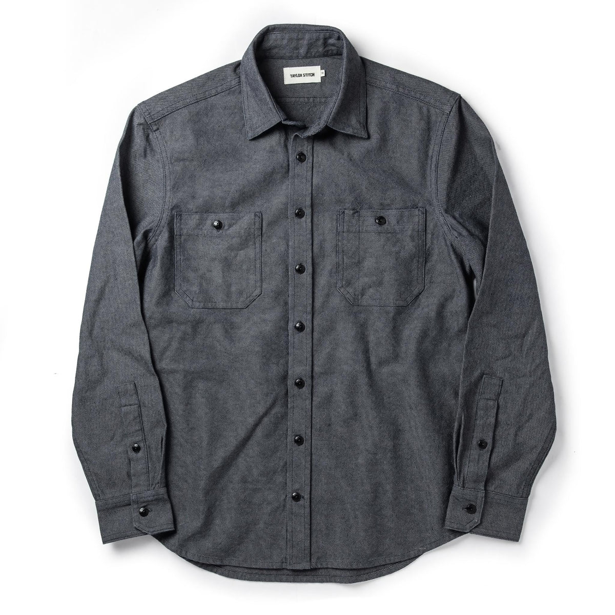 The Utility Shirt in Indigo Crosshatch