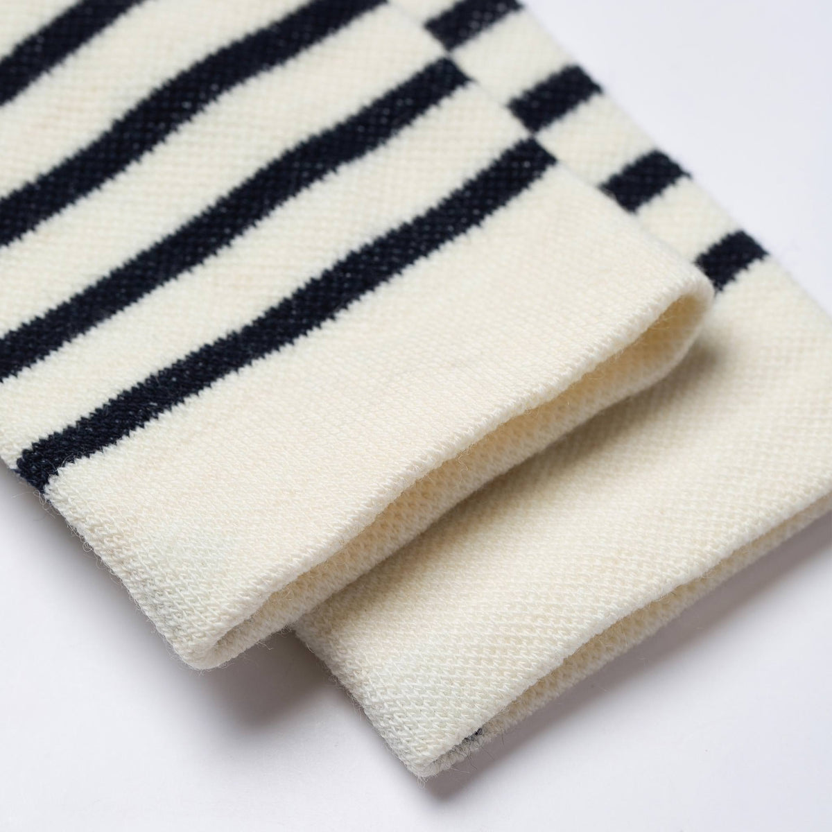 The Merino Sock in Natural Stripe