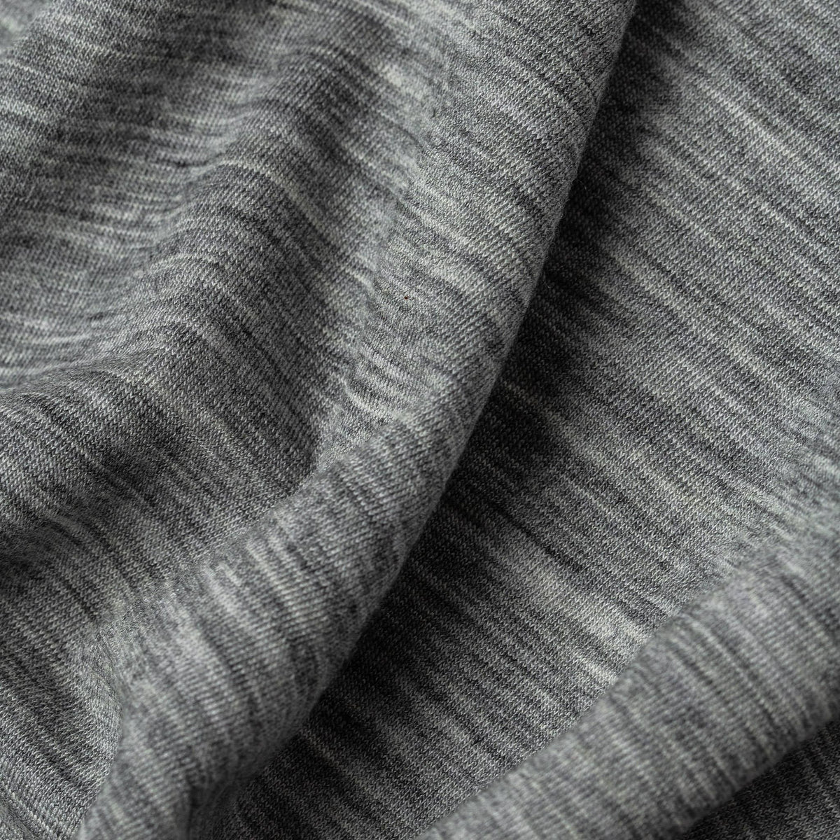 The Merino Tee in Heather Grey
