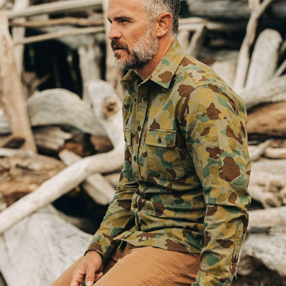 The Yosemite Shirt in Arid Camo
