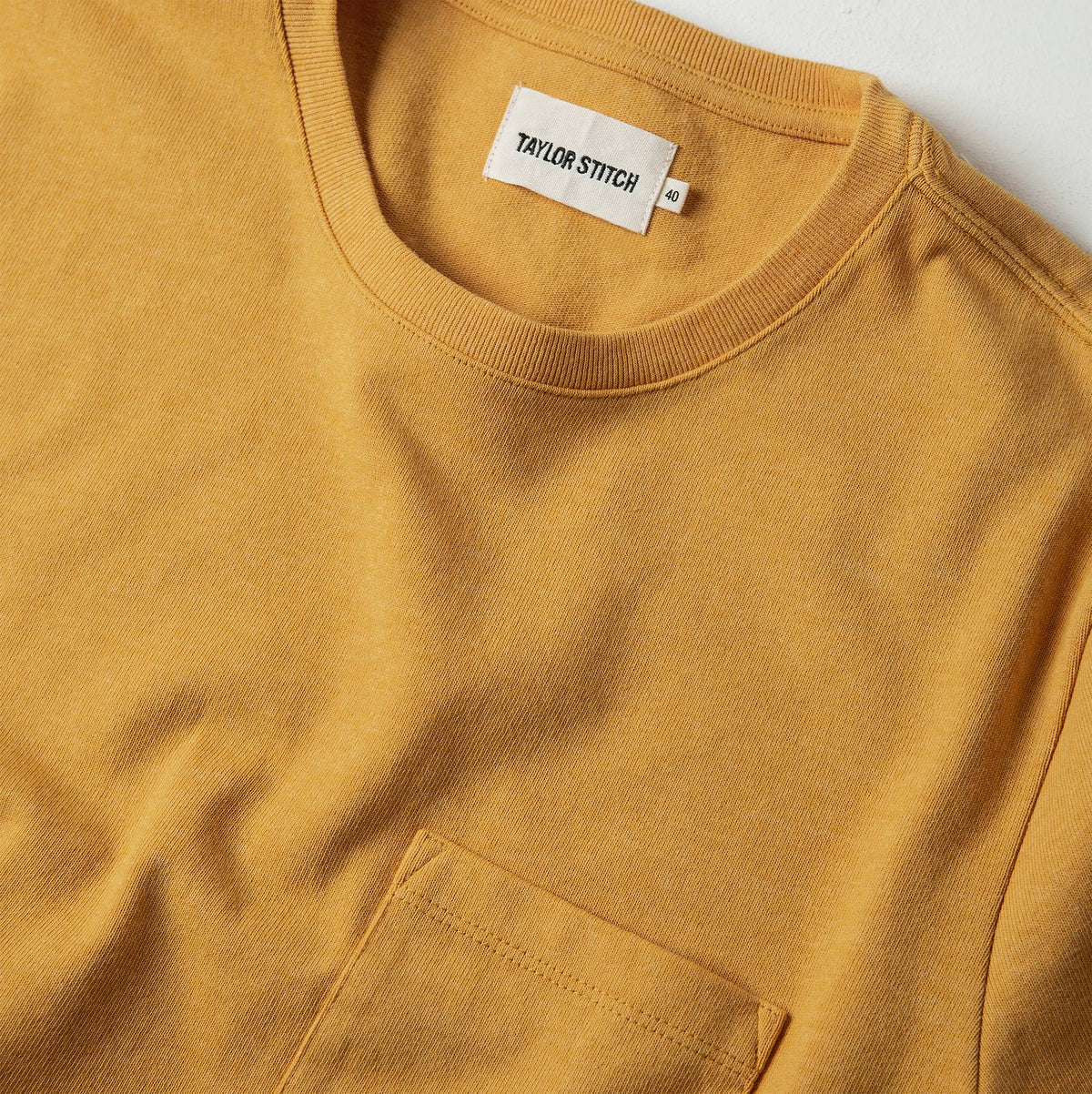 The Heavy Bag Tee in Saffron