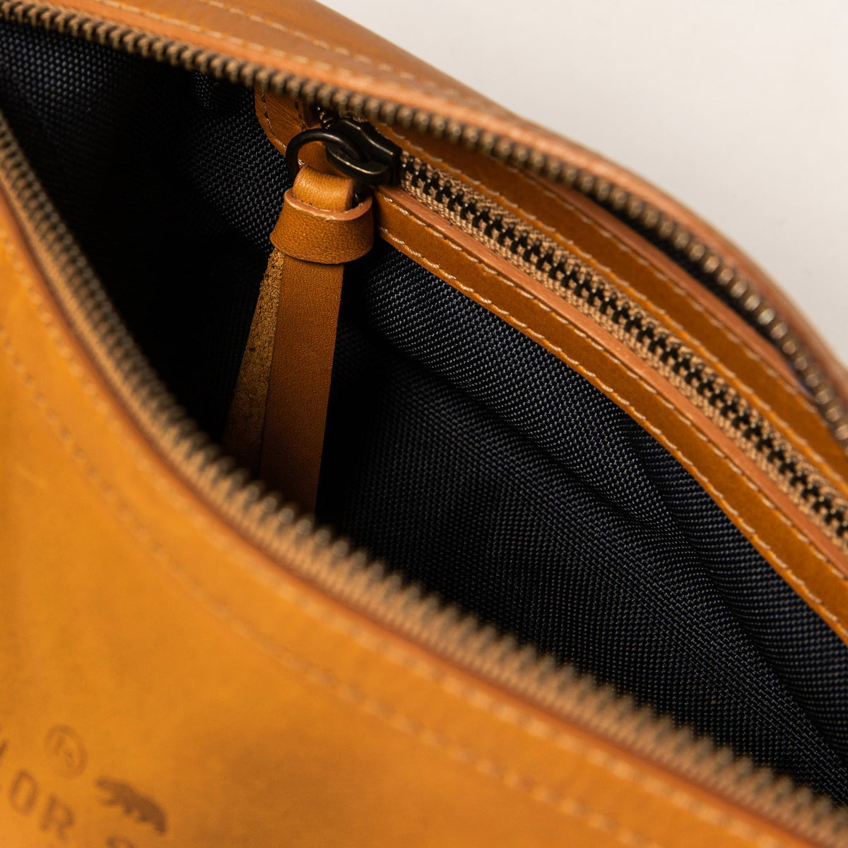 The Dopp Kit in Saddle Tan