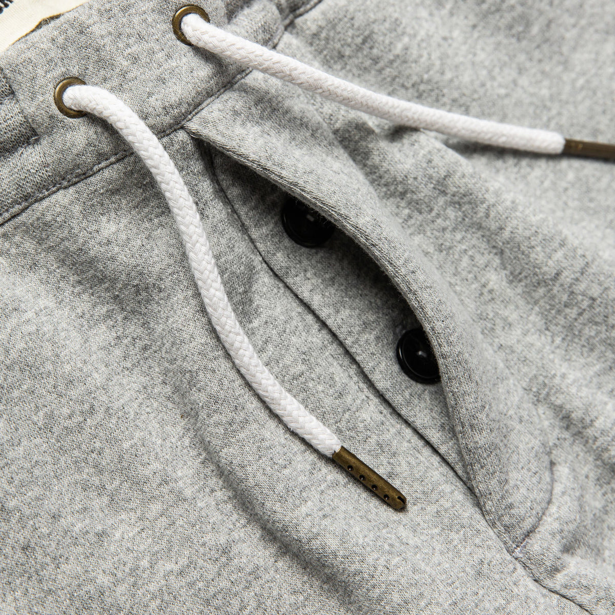 The Heavy Bag Pant in Heather Grey Fleece