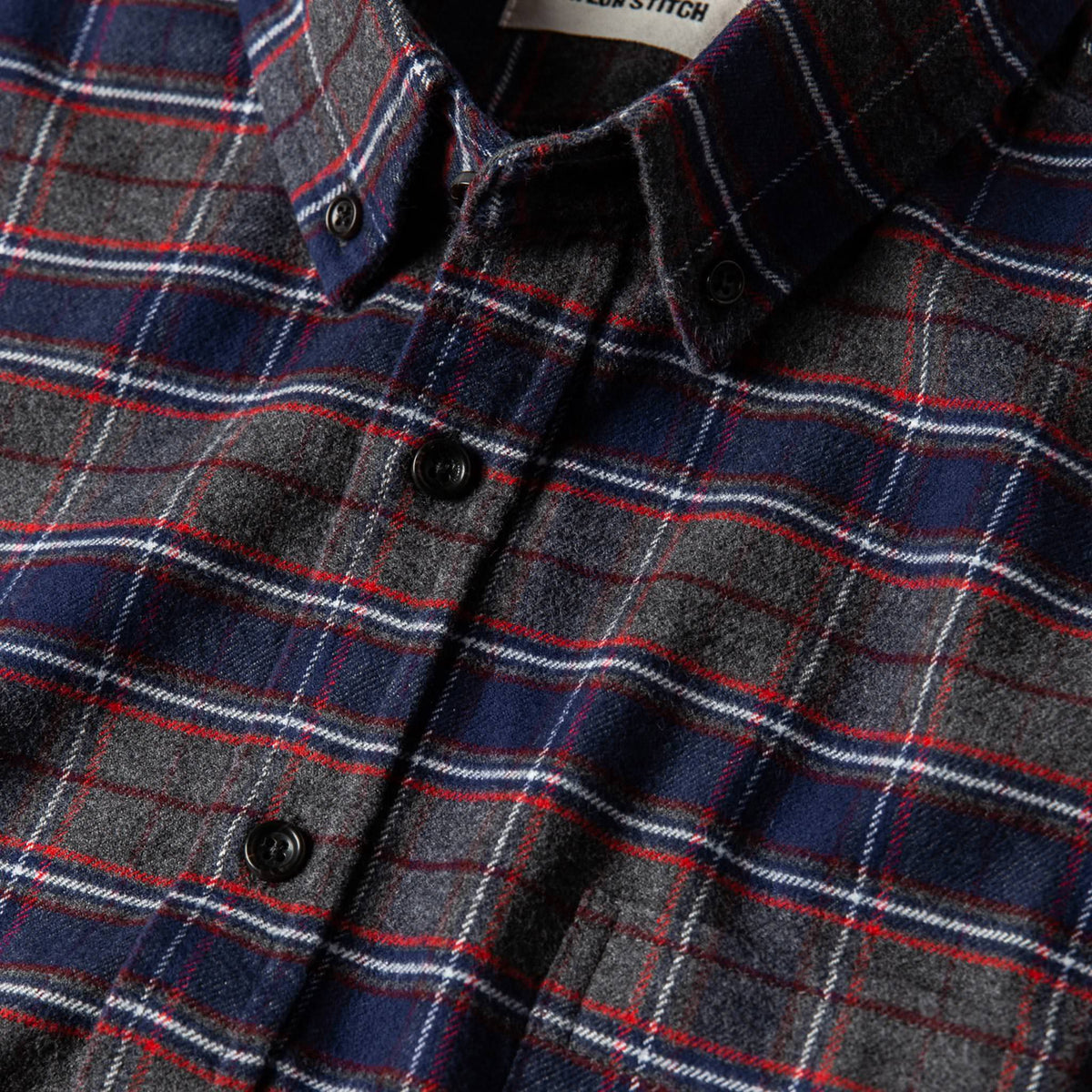 The Jack in Brushed Grey Plaid