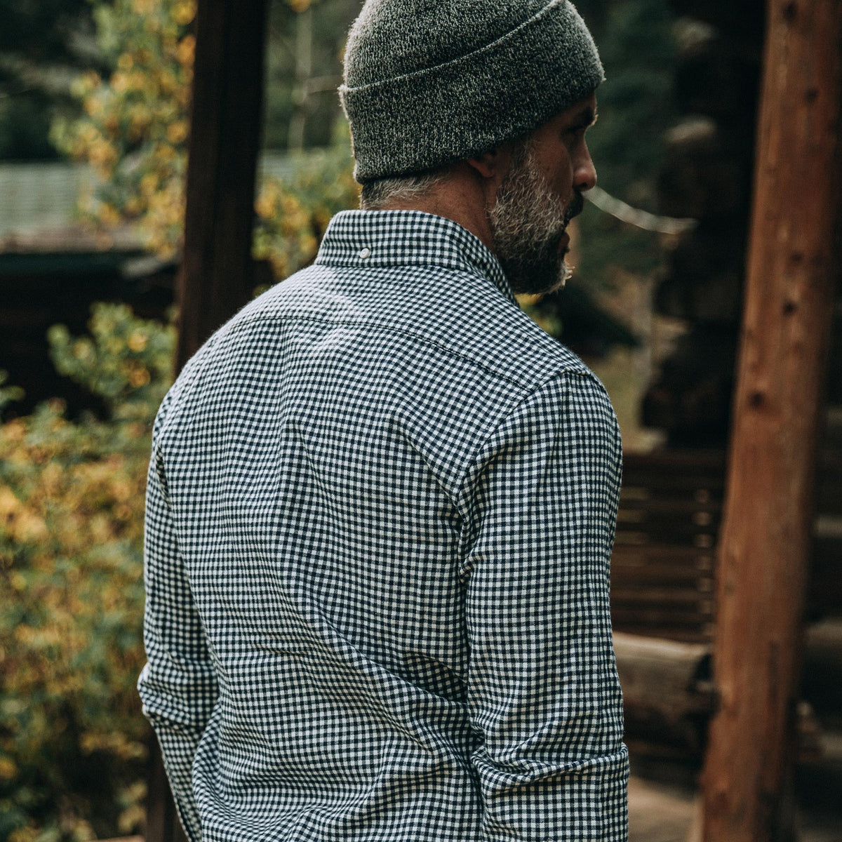 The Jack in Brushed Navy Gingham